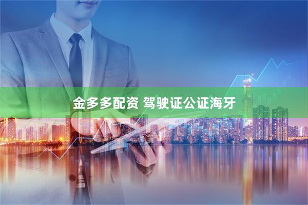 金多多配资 驾驶证公证海牙